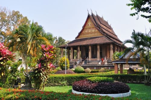 Vat Phra Keo et jardin vientiane